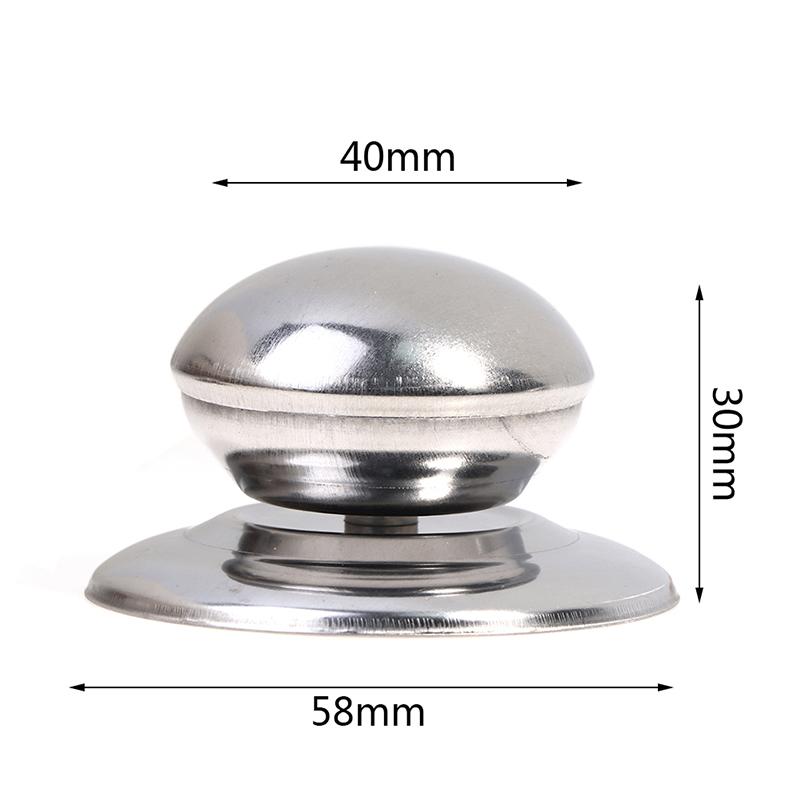 2 шт./компл. сменная крышка из нержавеющей стали, кнопка, кастрюля, стеклянная крышка, ручка