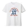 Cute Angry Opossum Print The Horrors Persist But So Do I T Shirt for vintage Comfortable graphic homme Stylish