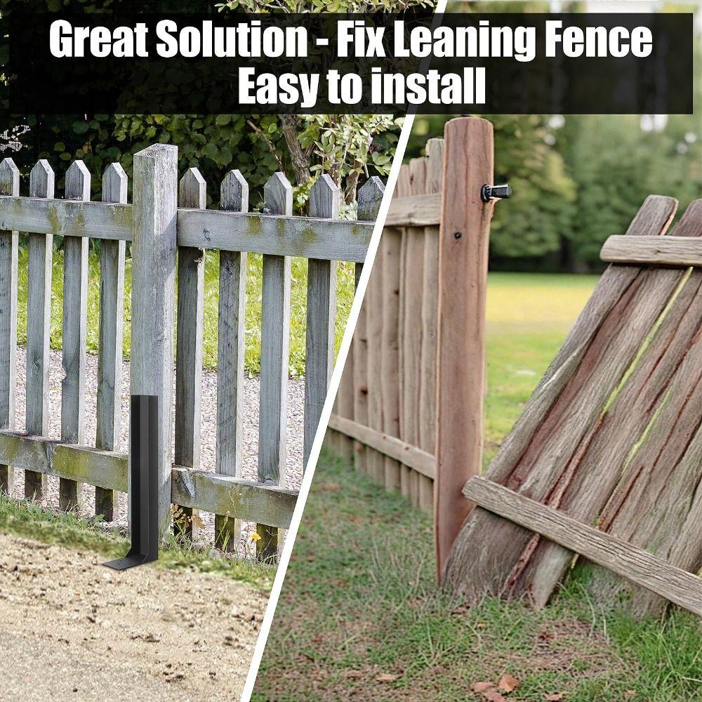 Sturdy Fence Post Spikes Support Stable Fence Post Repair Stakes Home