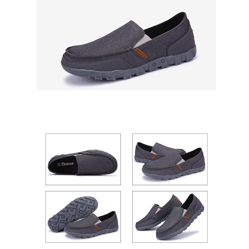 Elegant Men's Casual Canvas Shoes With Breathable And Comfortable Design