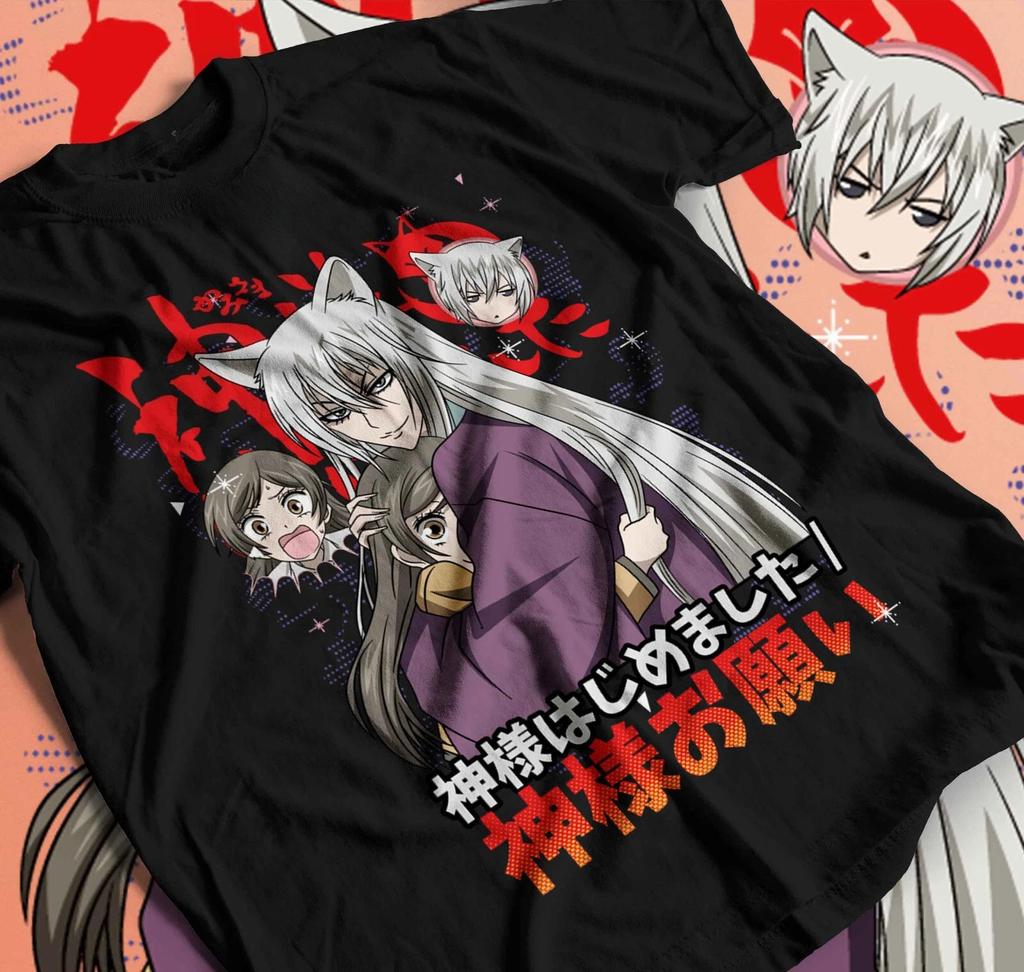 Летний Хит Продаж Kamisama Kiss Футболка Аниме Томоэ Йокай Друзья Подарок Мужская Круглый Вырез Короткий Рукав Аниме Футболка