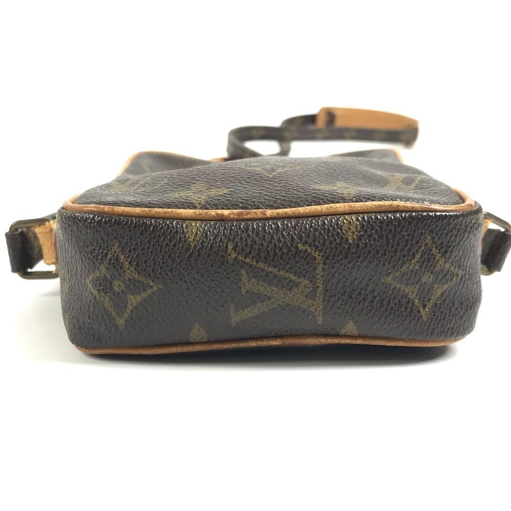 Louis Vuitton M45268 Сумка-кроссбоди Monogram Mini Danube из канвы, коричневая