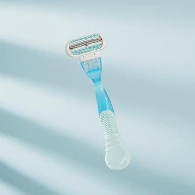 Женская трехслойная бритвенная ручка для бритья подмышек и волос на ногах