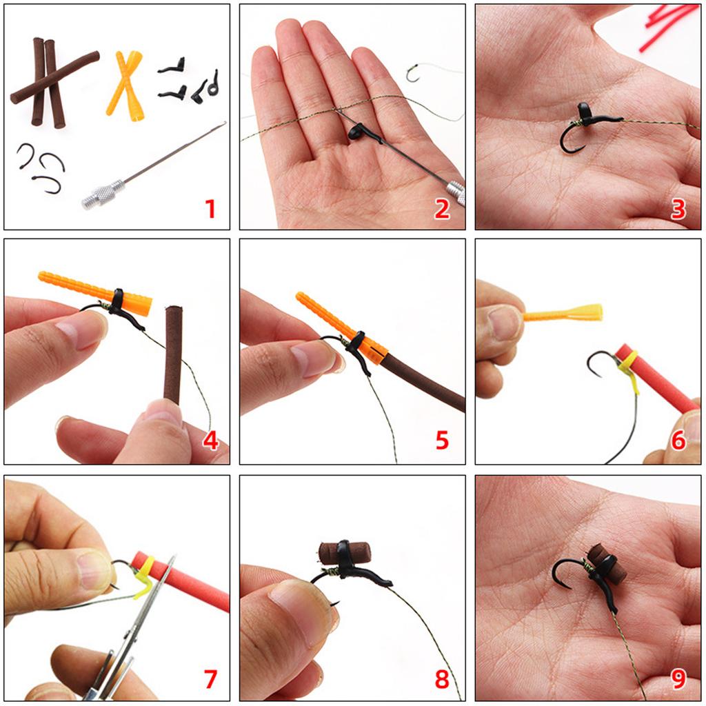 5 шт. Легкие рыболовные пенные палочки Многоразовые пенные стержни Портативные цилиндрические пенные палочки для пруда реки Простые в использовании