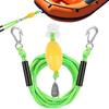 17FT Heavy Duty Boat Tow Rope with 2 Hooks, Floating Ski Harness for Wakeboarding Tubing, Water Sports Towing Line