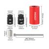 Mountain Bike Rear Shock Bushing Tool with 2 Adapters Rear Shock Bushing Removal Install Tool MTB Bike Rear Shock Repair Tool