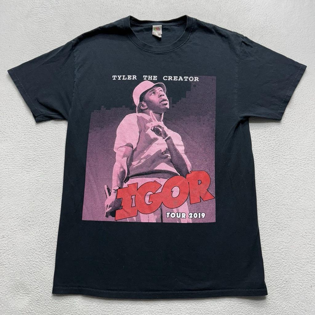 Tyler The Creator Igor Tour 2019 Концертный Черный Футболка Унисекс Размер Средний M