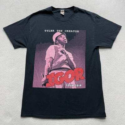 Tyler The Creator Igor Tour 2019 Концертный Черный Футболка Унисекс Размер Средний M