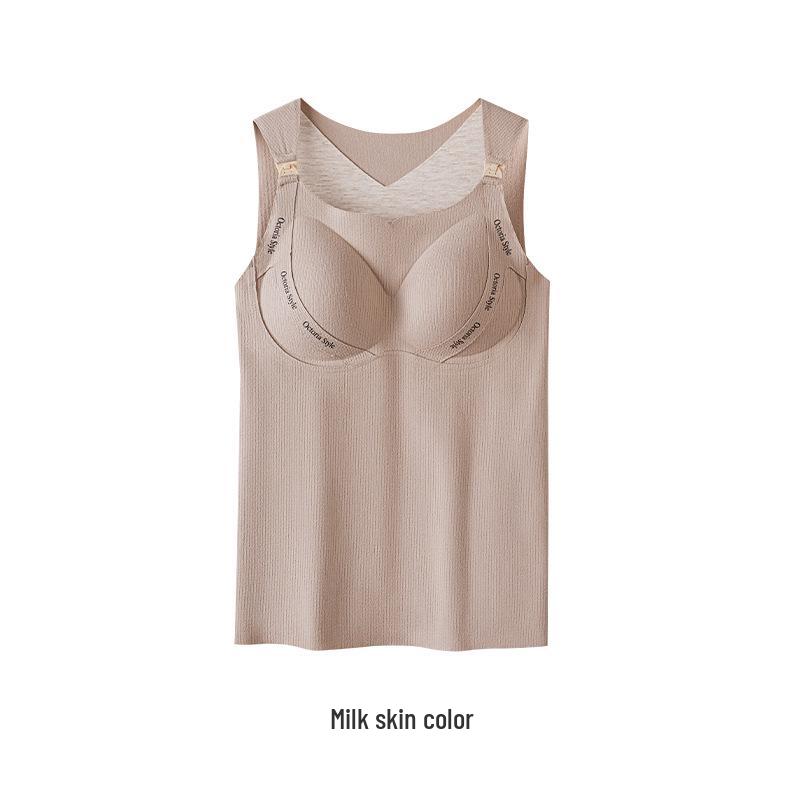 Camellia Maternity Warm Silk Nursing Vest & Bra Set for Autumn/Winter