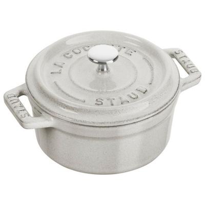 Staub Pico Cocotte Round Campagne Маленький эмалированный горшок ручной работы, японский продукт с серийным номером La Cocotte Round "Mini 10cm" [Авторизованный номер] 40501-408