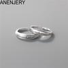 Гладкое открытое кольцо с волнистой щеткой для женщин и мужчин, простое нежное серебряное кольцо на указательный палец, подарок anillos