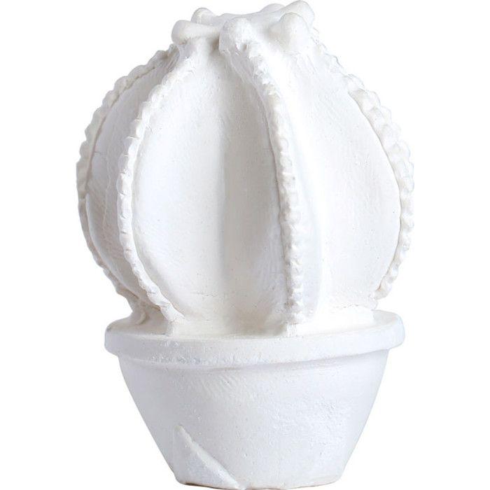 Objet en plâtre Tropical Cactus boule