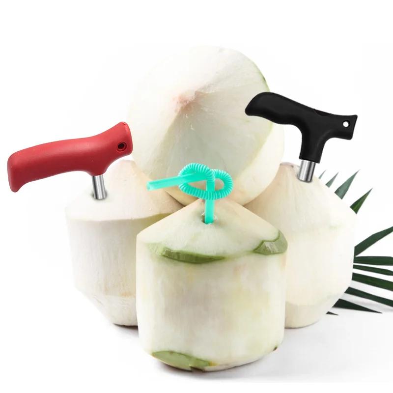 Coconut Bottle Opener Tool Stainless Steel Fruit Drilling Knife Coconut Small Tool Kitchen Accessories Hole Cutting
