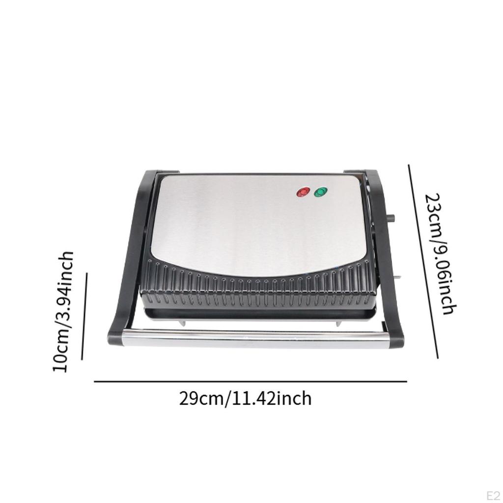 Электрический пресс-гриль для панини, компактный сэндвич-пресс для закусок мощностью 750 Вт