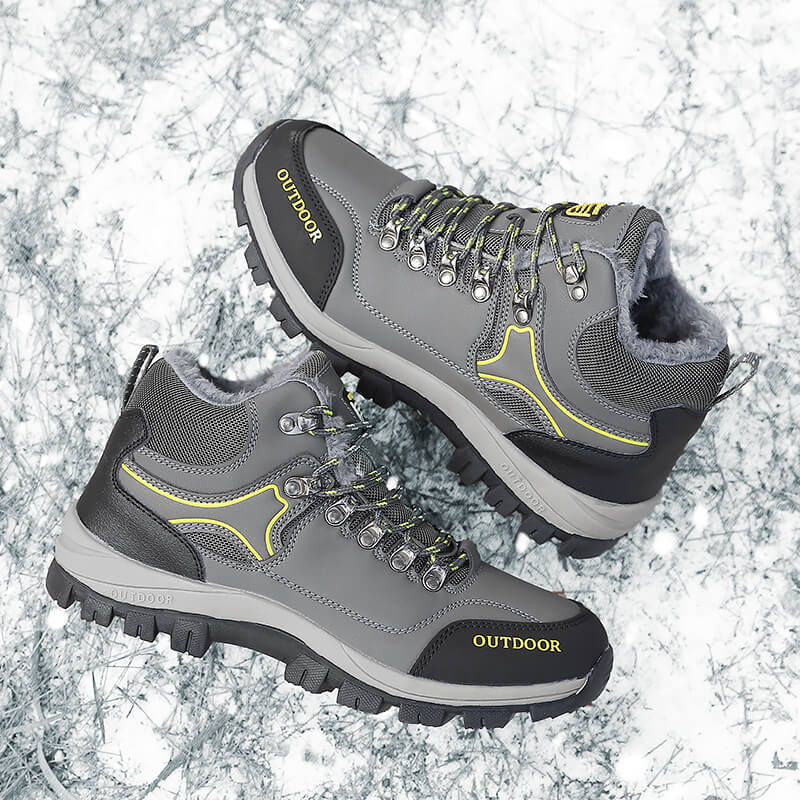 Классические зимние ботинки, мужская теплая повседневная обувь, высокие мужские кроссовки, ботильоны хорошего качества, уличная зимняя обувь на платформе, мужская 2023