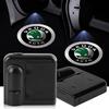 2Pcs Car Door Emblem Light LED Welcome Lamp Wireless Laser Projector For Octavia MK2 MK3 2 3 A7 Fabia Karoq Kodiaq Superb Rapid Kamiq