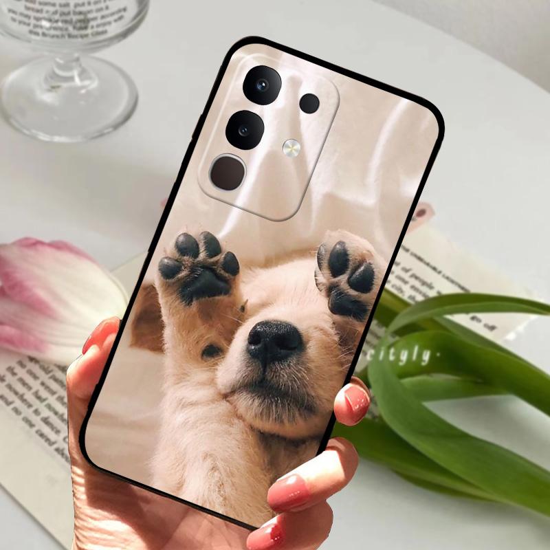 Чехол для Vivo Y29 4G 5G Милый Лев Тигр Мягкий Силиконовый Защитный Чехол для телефона vivo T4x 5G Модный Крутой Бампер Fundas Чехол