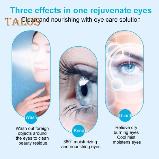 Подогреваемый нано-распылитель для глаз, портативный увлажнитель и успокаивающий крем для глаз с режимами горячего и холодного сжатия, перезаряжаемый паровой аппарат для снятия сухости глаз