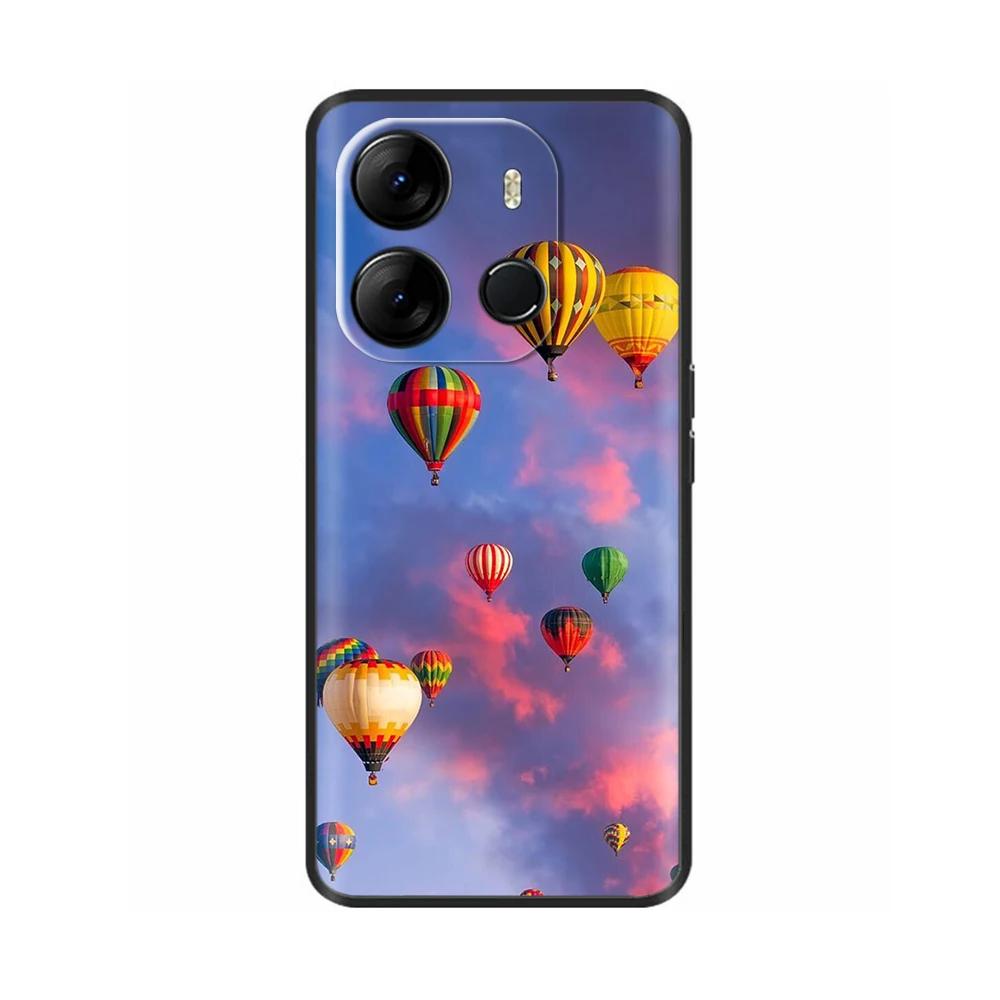 Для чехла Spark Go 2023 Мягкий черный силиконовый бампер-крышка Для Tecno Spark Go 2023 BF7n Чехол Capa Защитный чехол для мобильного телефона Etui