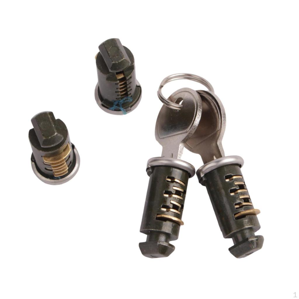 Car Rack Lock Cores with Keys for Roof Systems, Replacement Parts