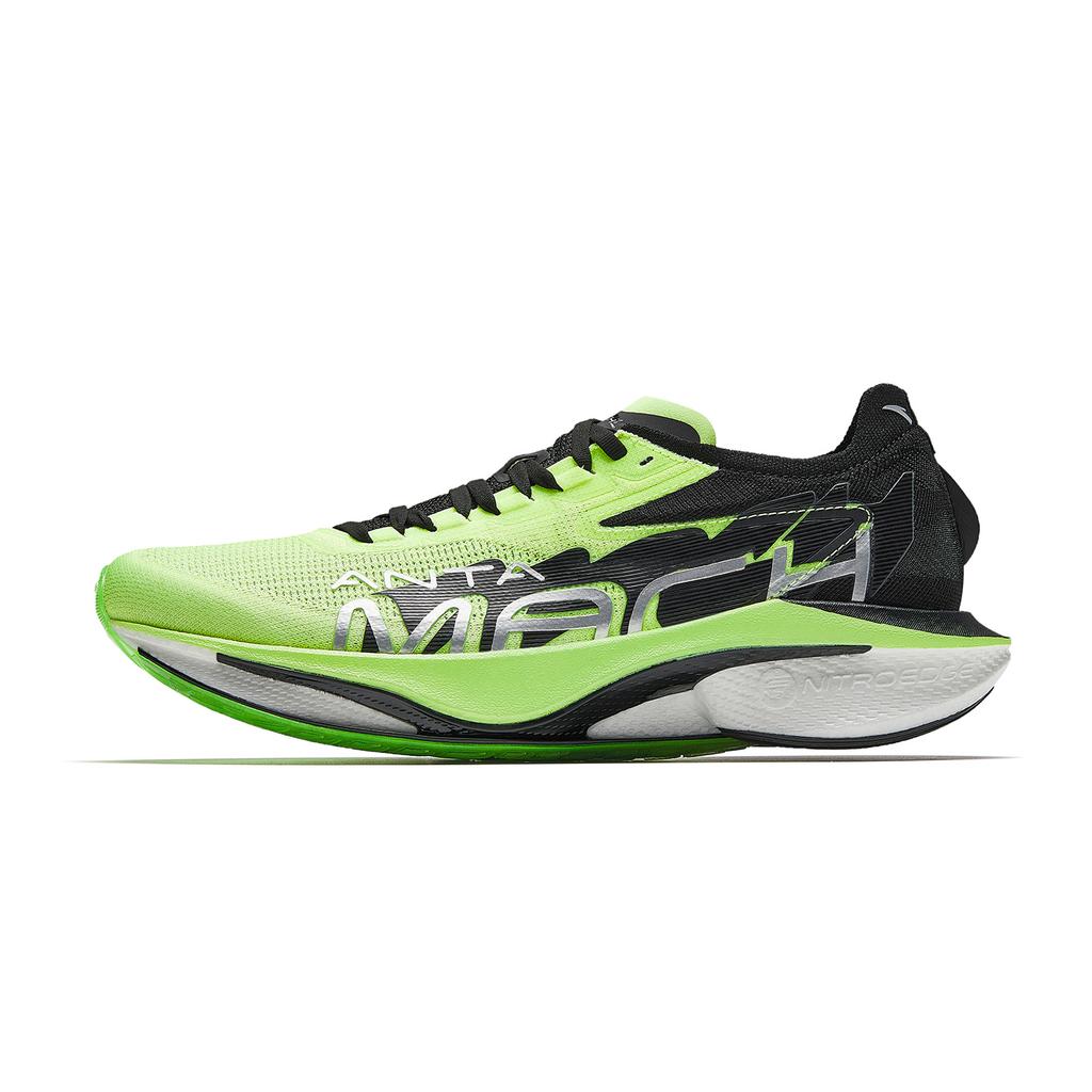 Anta Maher 4 Pro Lightweight Running Shoes Men Sneakers Sour-Grass-Green Basic-Black Silver 912615592-3
