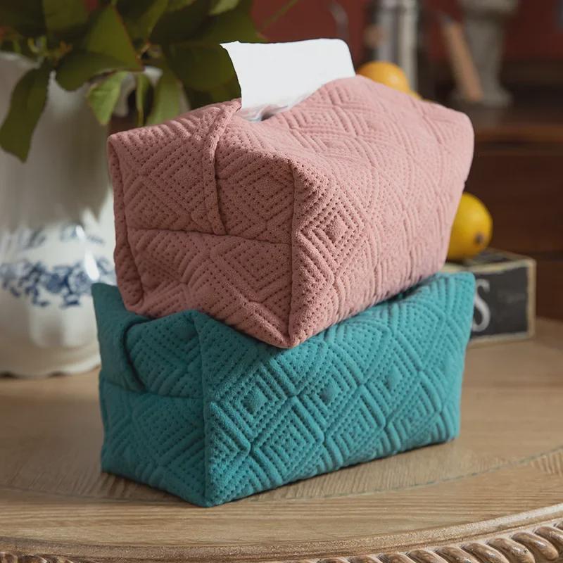 Коробка для салфеток Macaron Solid Color для дома и автомобиля