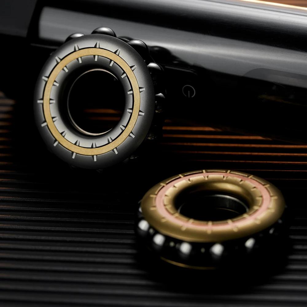 EDC механические бусины Fidget Ring Push Slider металлические мини-игрушки для снятия стресса инструменты