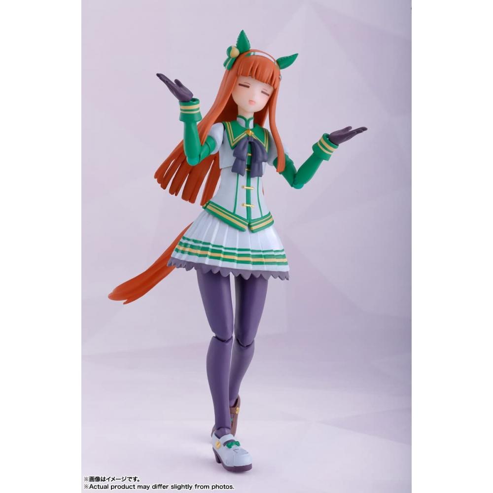 SHFiguarts Uma Musume Pretty Derby Silence Suzuka примерно 134 мм, окрашенная подвижная фигурка из АБС и ПВХ