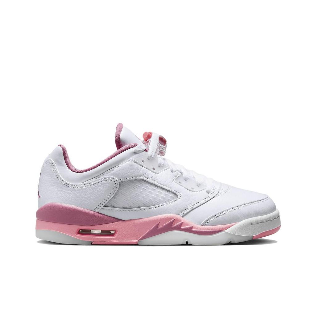 Кроссовки Air Jordan 5 Retro Low GS Crafted For Her Kids Белый коралл-мел Desert-Berry DX4390-116
