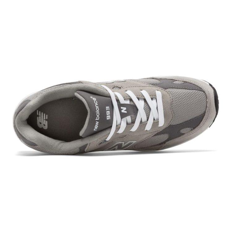 New Balance NB 993 Амортизация, Износостойкие Низкие Детские Повседневные Кроссовки Серый Белый Подростки GC993GW