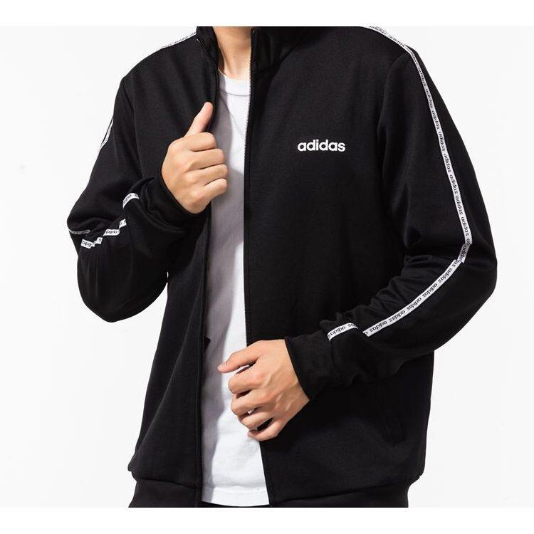 adidas Куртки Мужские Черные Стойка Умеренные Другие EJ9671