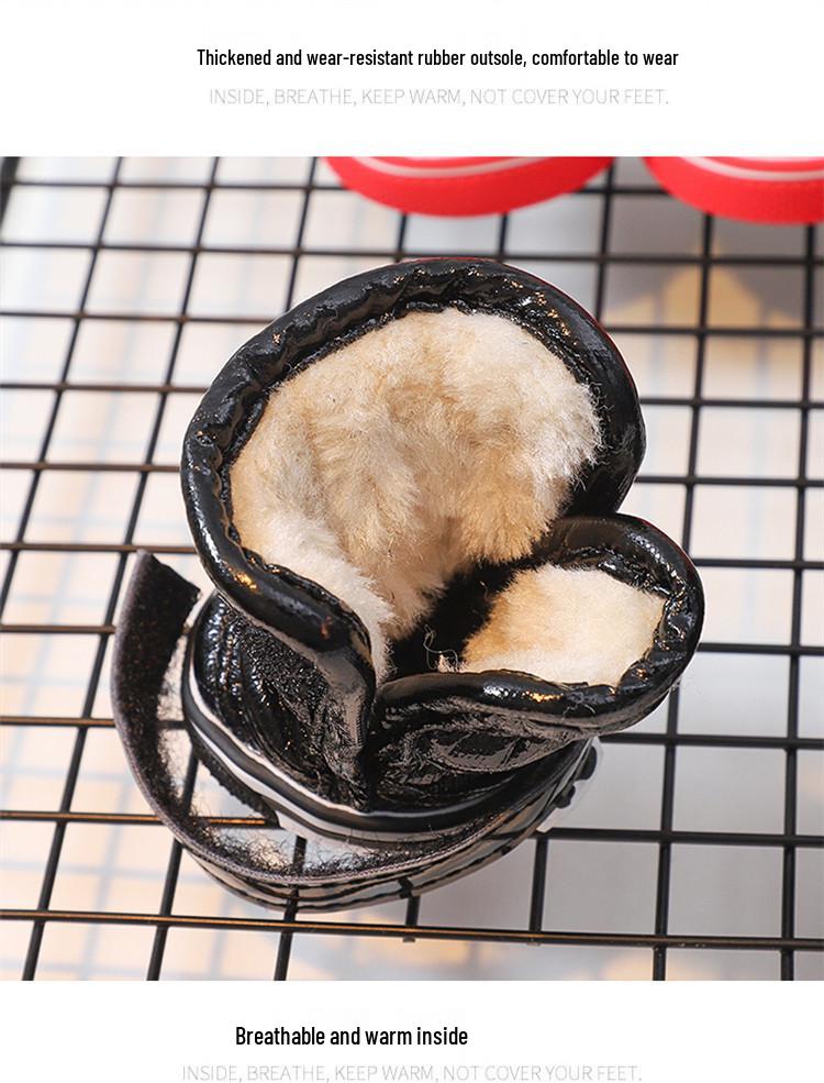 Маленькие хлопковые зимние ботинки для собак: Теплая обувь для питомцев на осень и зиму - 4 шт.