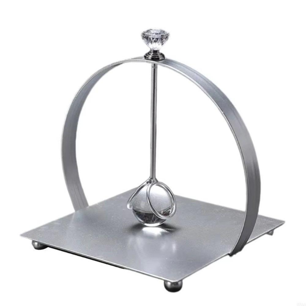 Display Rack Modern Napkin Holder with Handle Square Arch Bridge Napkin Dispenser Iron Durable Tissue Storage Box Cafe