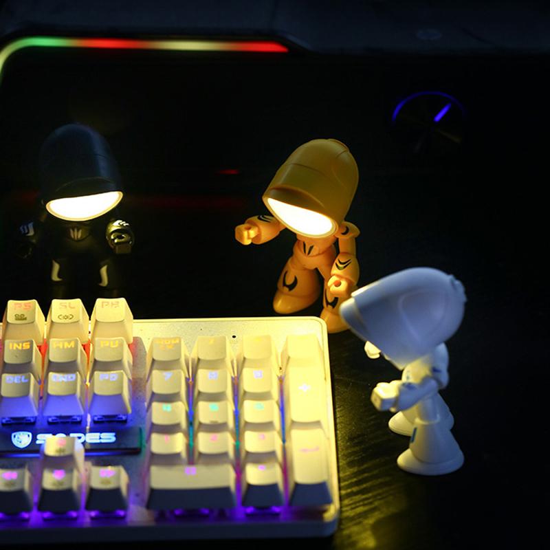 Мини светодиодный ночник мультяшный милый герой полицейский настольная лампа настольное украшение прикроватные спальные настольные светильники дети мальчик праздничные подарки