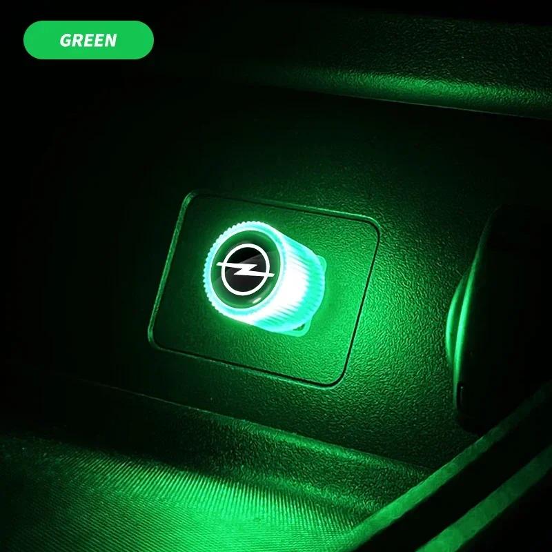 VKXG1 Car Mini Colorful LED Decorative Lamp Auto Accessory For Opel Astra H G J Insignia Mokka Zafira Corsa Vectra C D Antara Combo