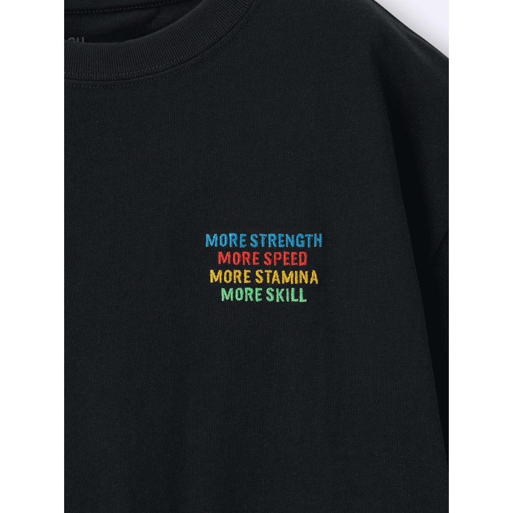 GU by Uniqlo Детский унисекс большой графический T логотип One pointT 