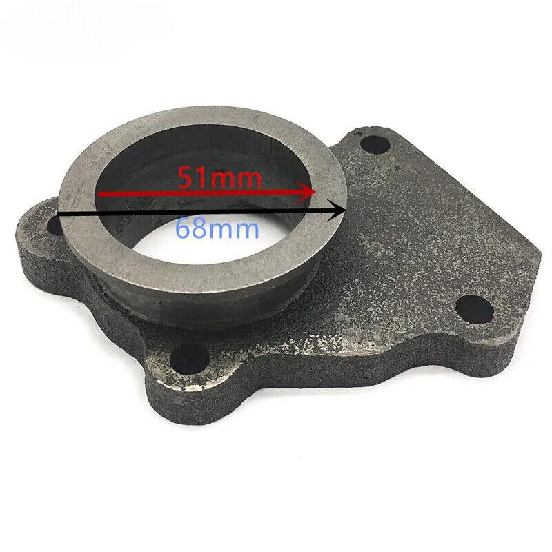 Cast Iron 2" 51MM Turbine Turbo V-Band Adapter Flange with 5 Bolts GT25 GT28 T25 T28 Flange Turbocharger Auto Accessories