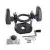 2 In 1 Compact Router Plunge Base, For 65mm Universal Motor Router Lift For Woodworking Benches Table Saw Aluminum Alloy Tool