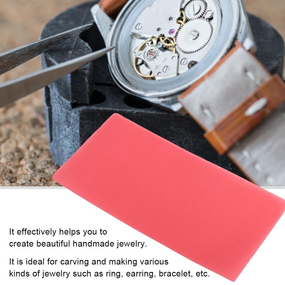 15/18Pcs 1.3/1.5/2.0mm Jewelry Carving Wax Red Color Utility Wax Sheets Denture Casting