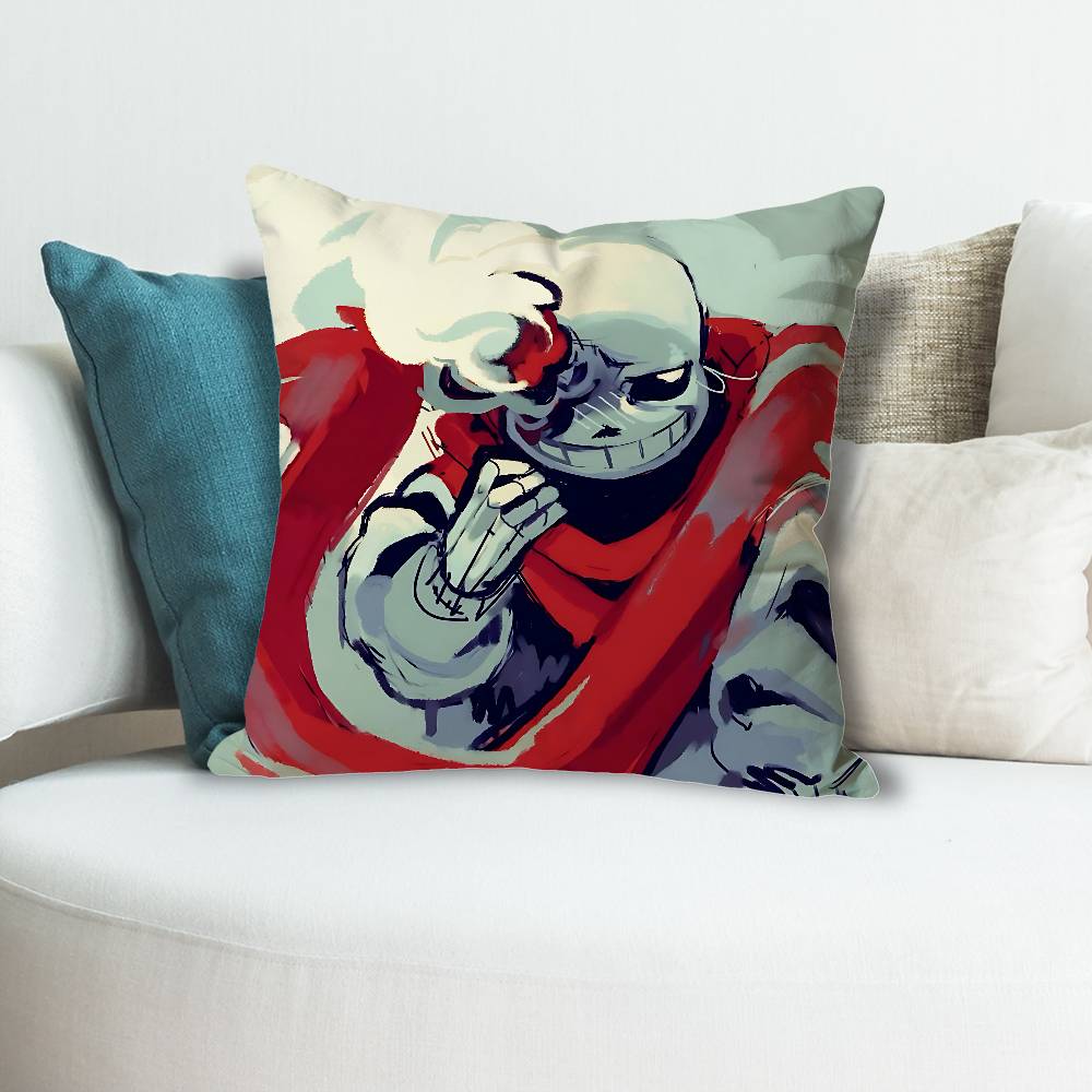 Fell Ink SSans UUndertales AU Celebrity Merchandise AllMatch Printed Pillow Case Sofa Car Office Room Decoration Protector
