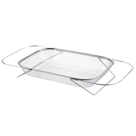 Sink Drainer Basket Stainless Steel Expandable Sink Colander Strainer Basket for Vegetables Fruits Pasta Dishes
