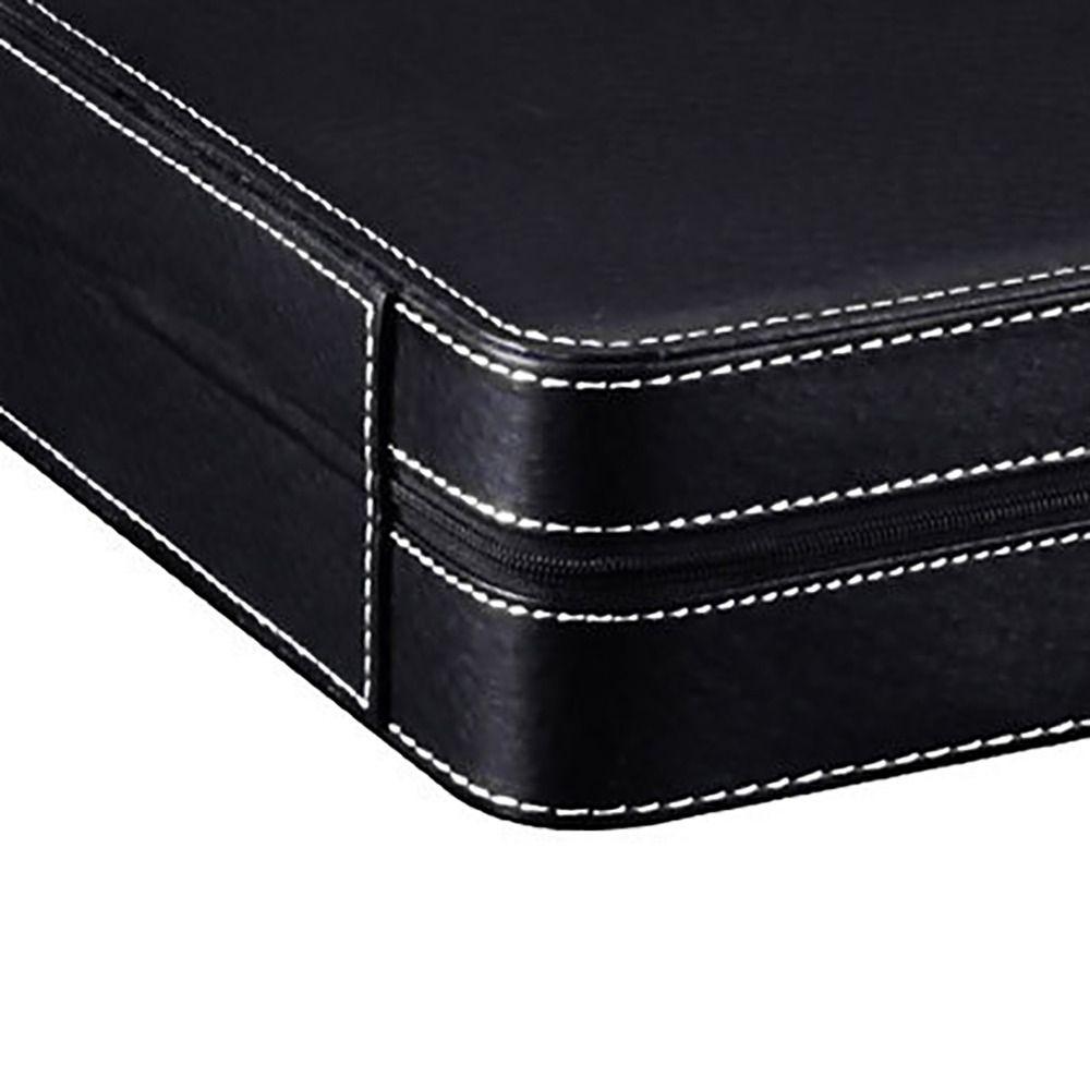 Dust-proof PU Leather Watch Box 6/10/12 Bit Watch Storage Box Zipper Watch Box  Men Women Use