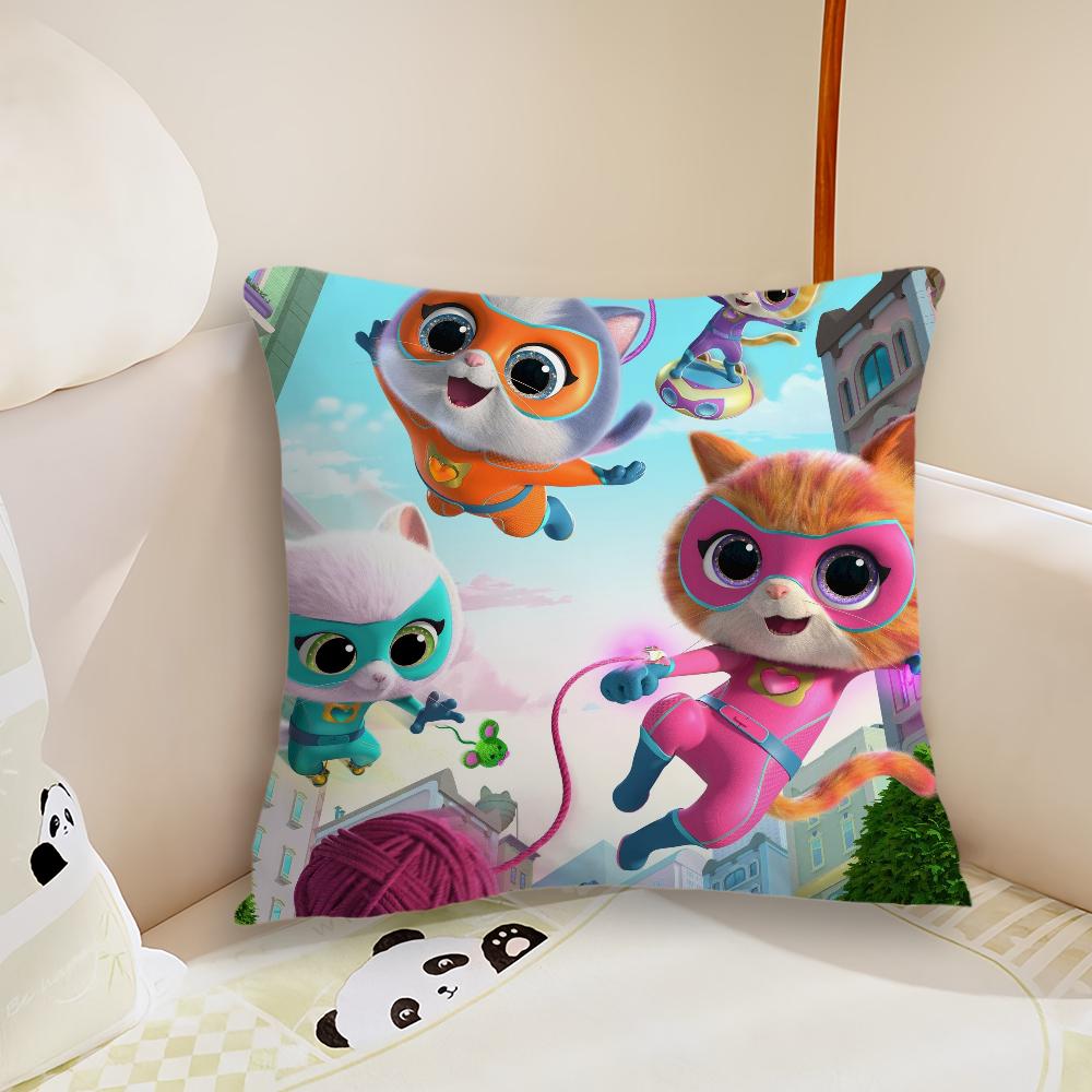 MINISO Милая мультяшная наволочка S-SuperKitties Гостиная Изголовье Спальня Офис Подушка Подушка Диван Подушка для сна