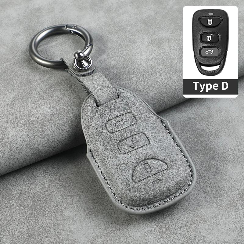 BTNPY1 5 Buttons Leather Car Key Case Cover Shell for Kia Telluride Telluride SX 2021 Sportage R 2022 K5 GT Line 2021 Seltos 2020