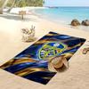 Пляжное полотенце с принтом футбольного клуба Leeds United, большое, мягкое, быстросохнущее, для пляжа, кемпинга, плавания