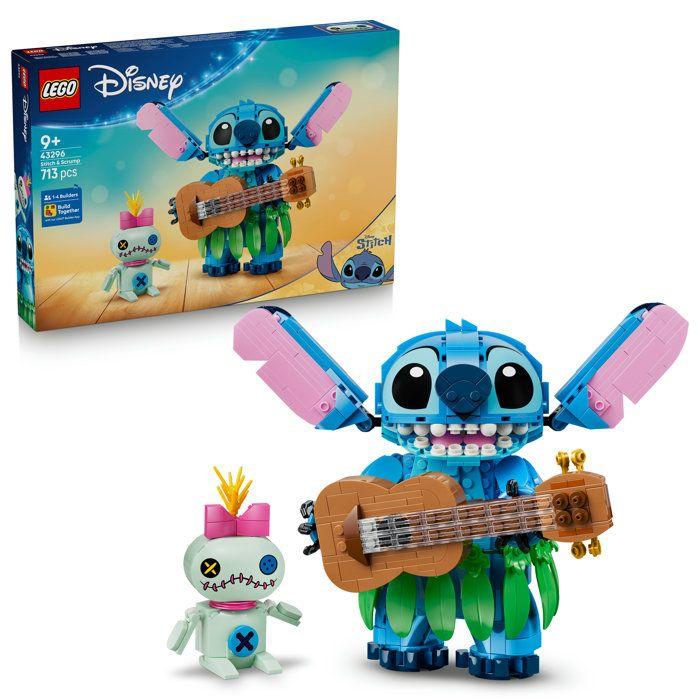 LEGO | Disney 43296 Stitch et Scrump - Jeu de Construction pour Fille ou Garçon dès 9 ans