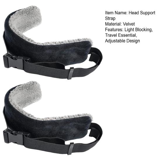 1/2 шт. Регулируемый ремень для поддержки головы, дорожная подушка, альтернативный блокирующий свет, чехол для сна, повязка для поддержки шеи, для самолетов, автомобилей, поездов, путешествий