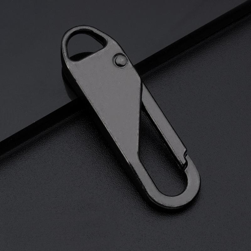 2Pcs Universal Metal Removable Pull Tab Zipper Head Accessories Detachable Zipper Puller for Clothing Bags