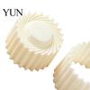 Mooncake Press Mold 2-in-1 Round Mold, Double Ended Pastry with Scallop And Sandwich Maker Spiral Embossing for DIY Baking, Handheld