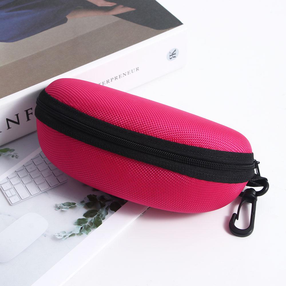 Protector Case Zipper Box with Hook Shell Clam Pouch Sunglasses Bag Eye Glasses Box Hard Case
